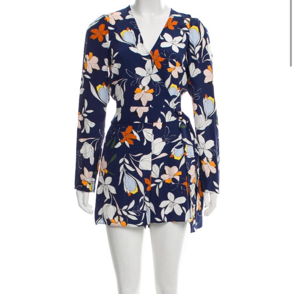 Parker floral navy romper 6